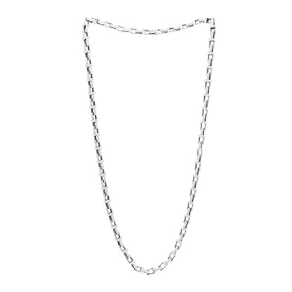 Tiffany Sterling Silver T Link Necklace 3 of 5