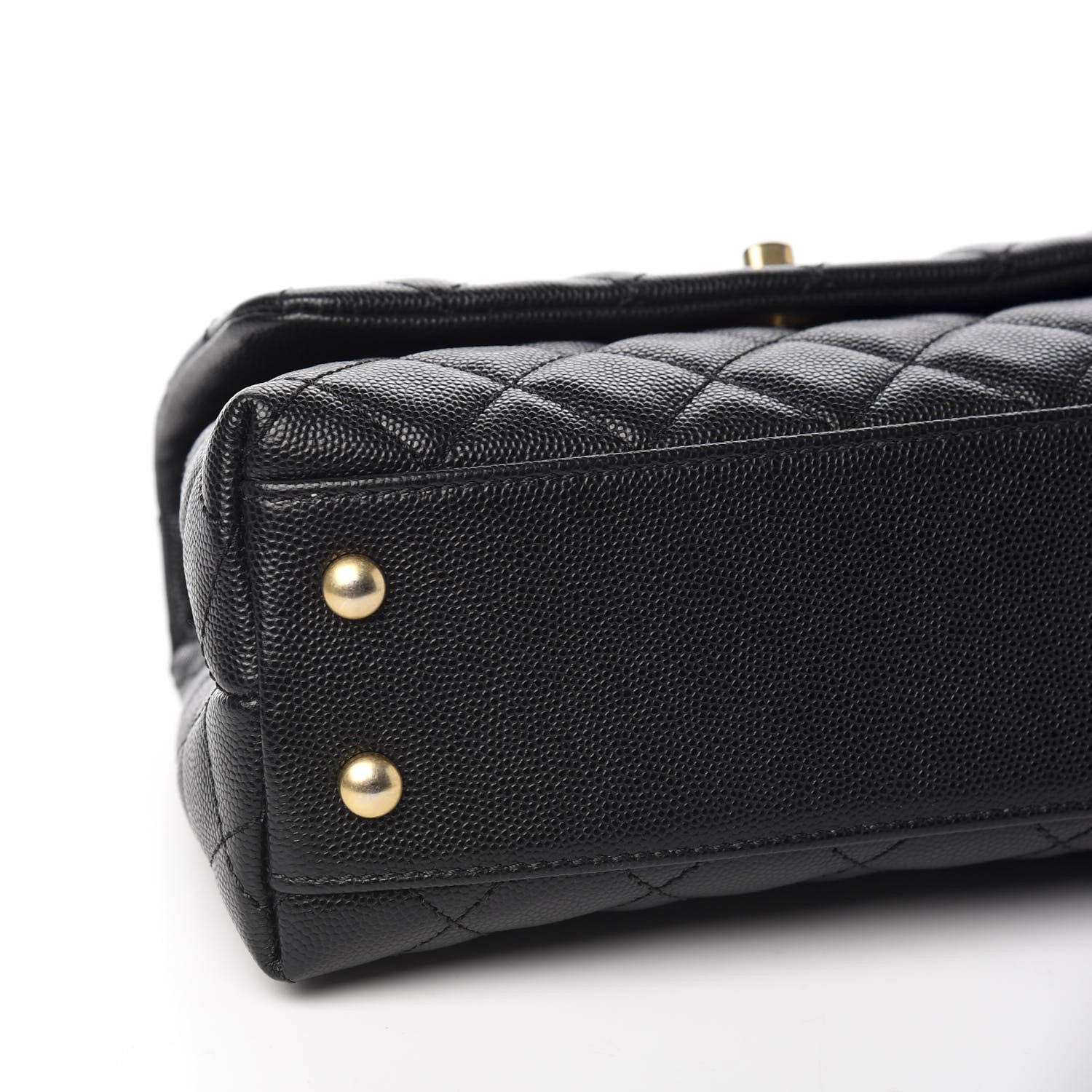 Chanel Caviar Quilted Mini Coco Handle Flap Black 7 of 10