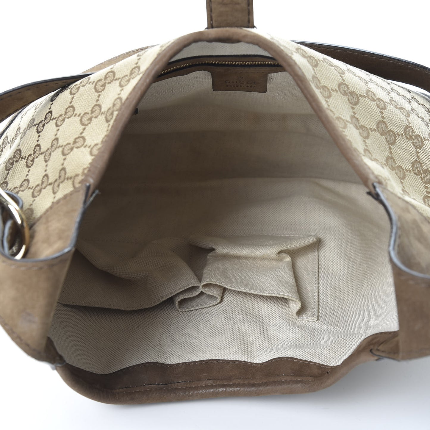Monogram Web Medium Jackie O Hobo Brown