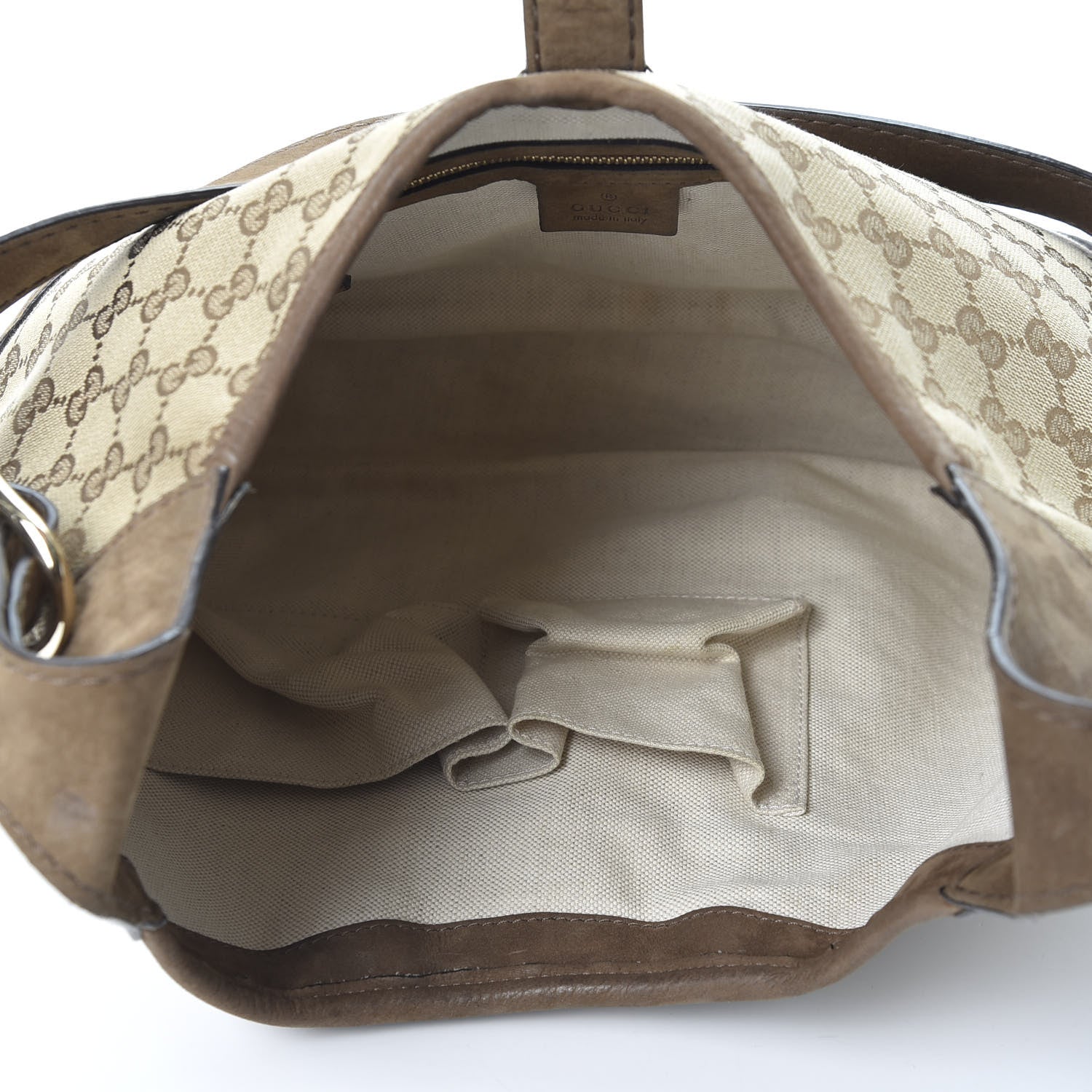 Gucci Monogram Web Medium Jackie O Hobo Brown 4 of 9