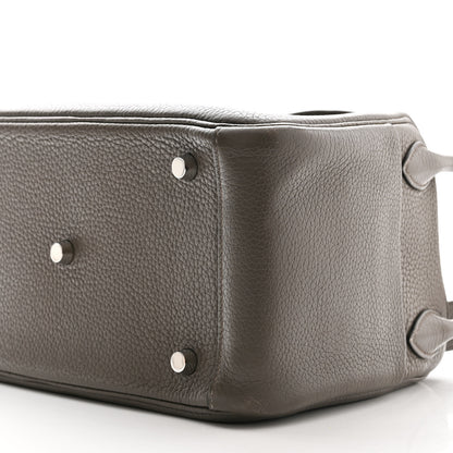 Hermes Taurillon Clemence Lindy 26 Etain 10 of 18