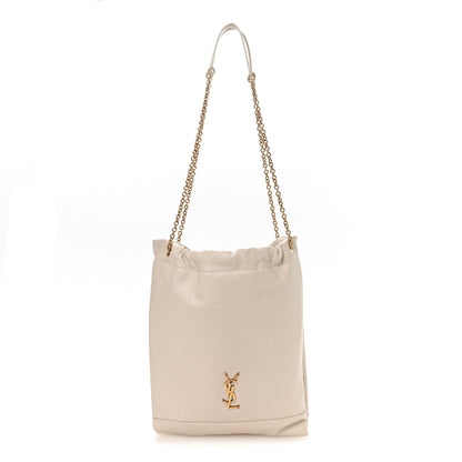 Saint Laurent Lambskin Matelasse Monogram Medium Jamie 4.3 Pochon Blanc Vintage 1 of 10
