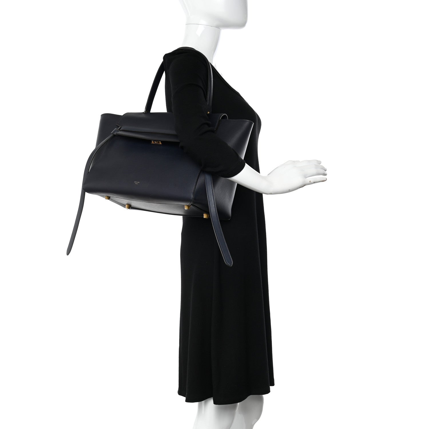 Celine Smooth Calfskin Small Belt Bag Navy 2 of 15