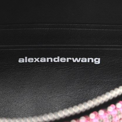 Alexander Wang Rhinestone Mesh Mini Attica Belt Bag Prism Pink 6 of 9