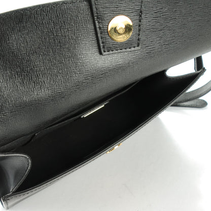Fendi Vitello Elite Studded Monster Mini Demi Jour Shoulder Bag Black 5 of 7