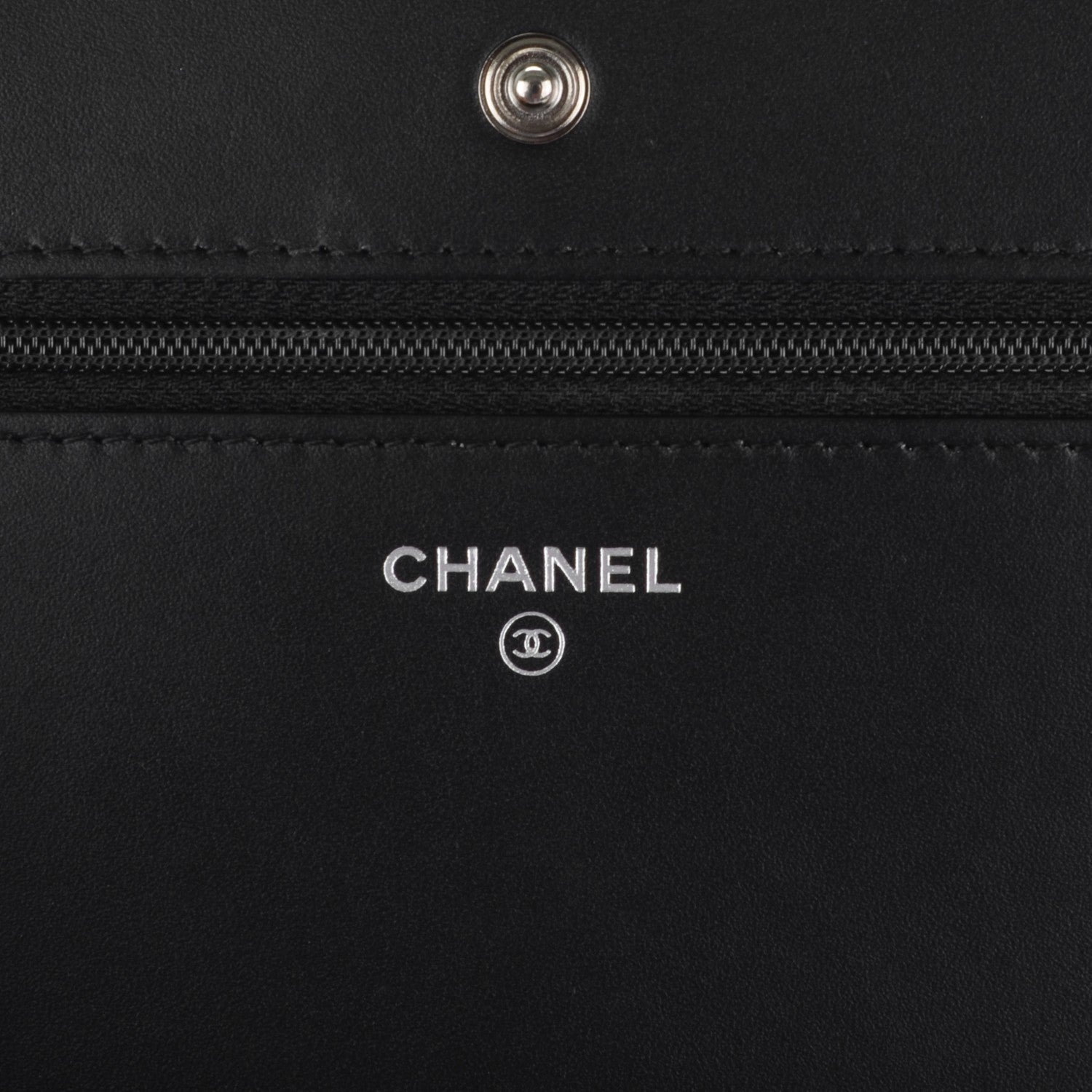 Chanel Patent Double Quilted Wallet On Chain WOC Black 6 of 8
