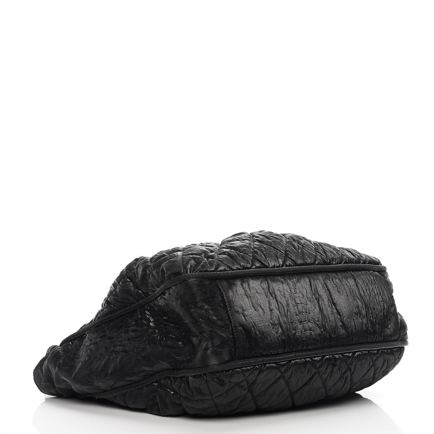 Chanel Crinkled Coated Canvas Le Marais Large Tote Black 4 of 8