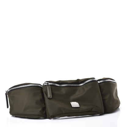 MCM Nylon Jemison Belt Bag Loden Green 3 of 9