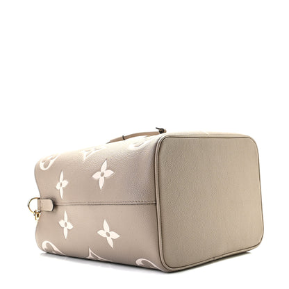 Louis Vuitton Empreinte Monogram Giant Neonoe MM Tourterelle Creme 5 of 10