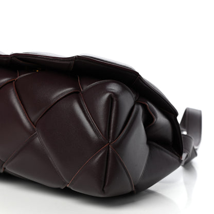 Bottega Veneta Nappa Intreccio Padded Top Handle Shoulder Bag Grape 8 of 8