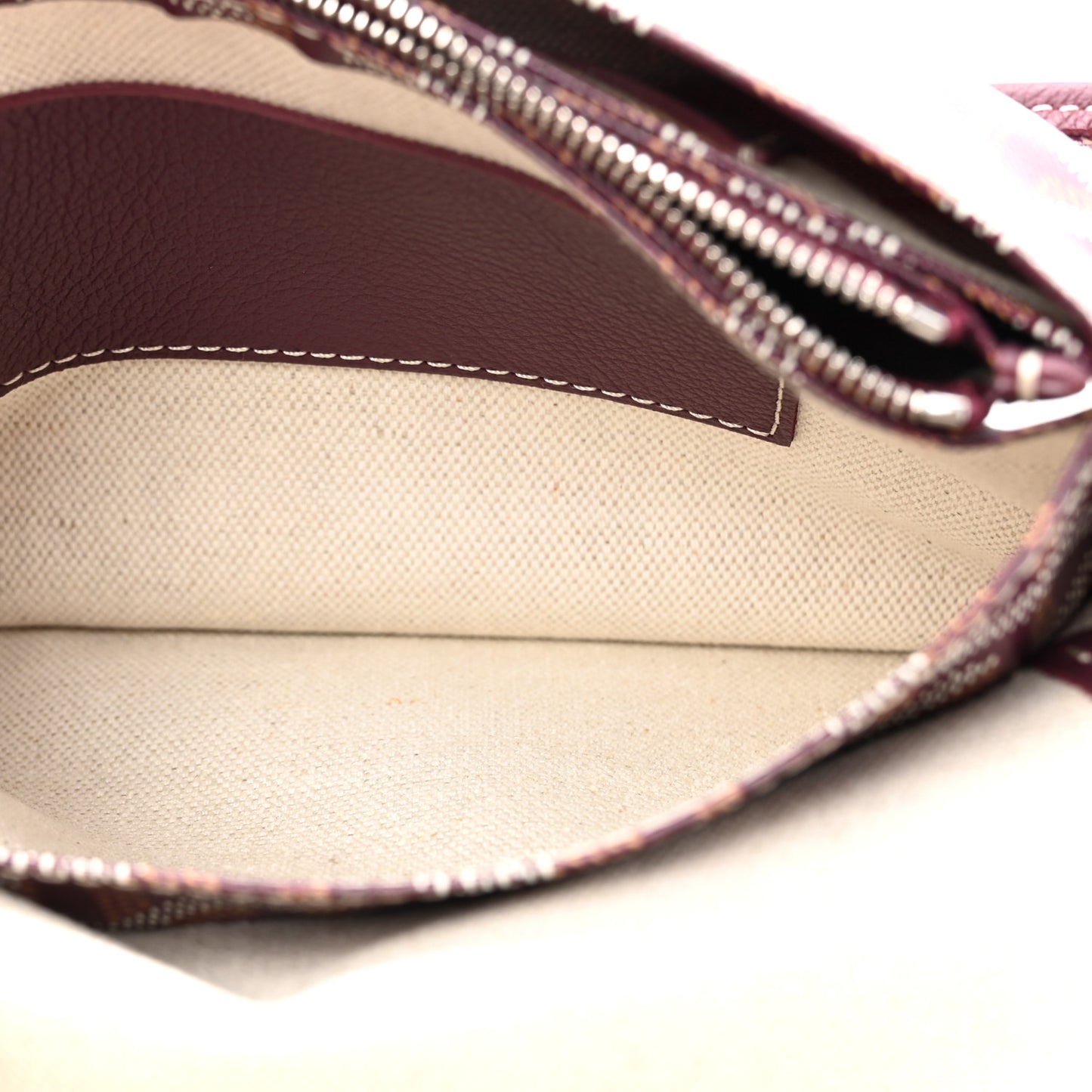 Goyardine Plumet Wallet Clutch Burgundy