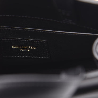 Saint Laurent Smooth Calfskin Manhattan Nano Shopper Tote Black 6 of 10