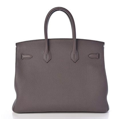 Hermes Togo Birkin 35 Etain 4 of 30