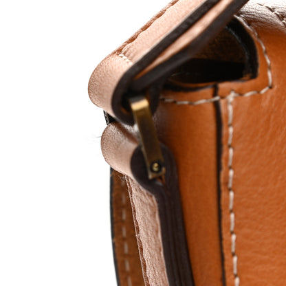 Christian Dior Calfskin Baudrier Saddle Bag Tan 9 of 9