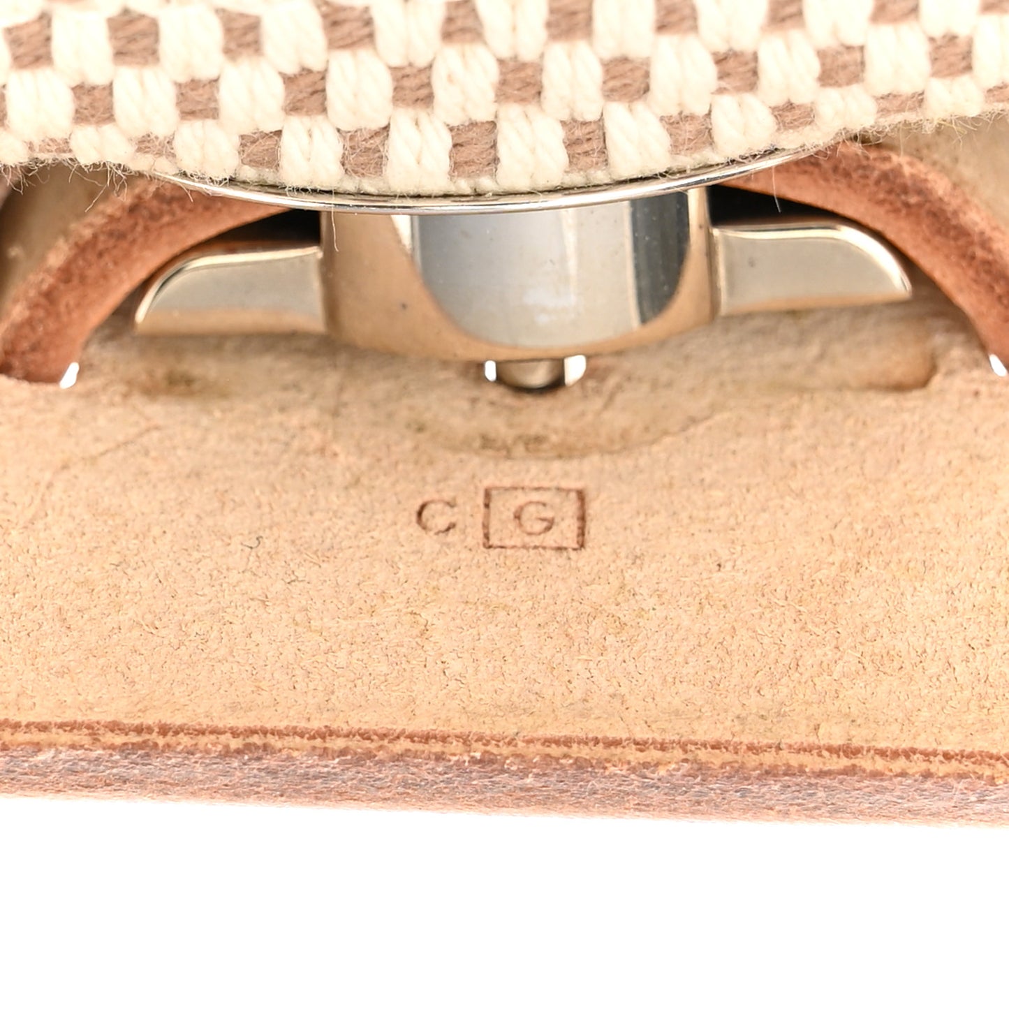 Toile Vache Calfskin Herbag 30 PM Black Natural