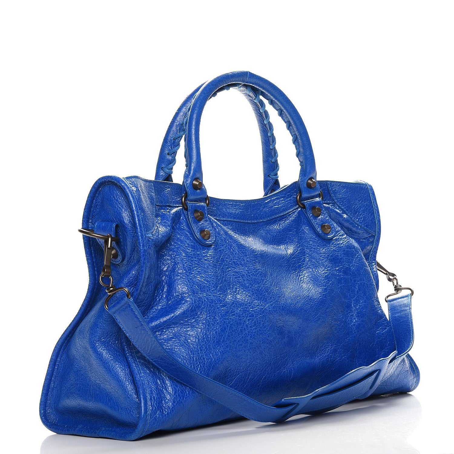 Balenciaga Agneau Classic Hardware City Bleu Lazuli 4 of 13