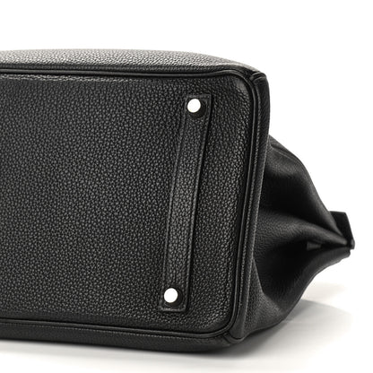 Hermes Taurillon Clemence Birkin 35 Black 14 of 14