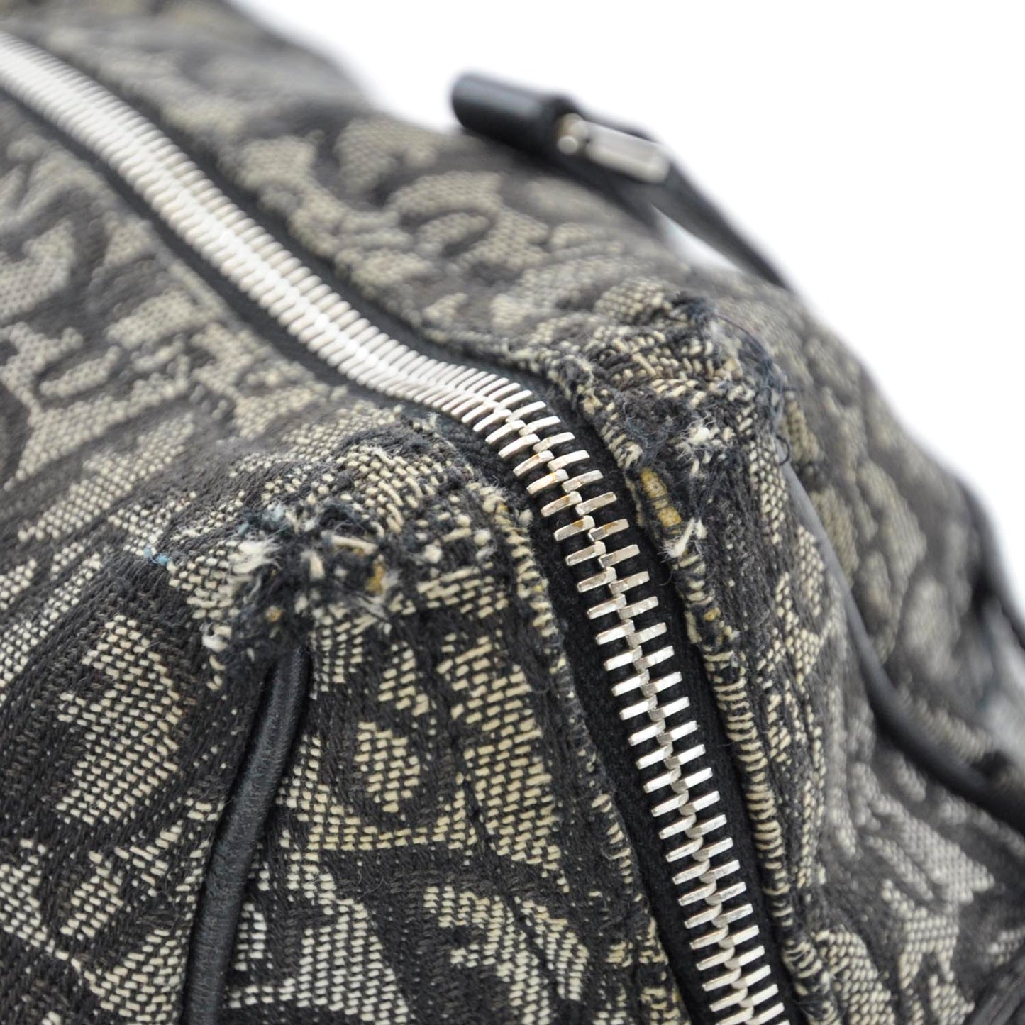 Denim Monogram Charms Boston Black