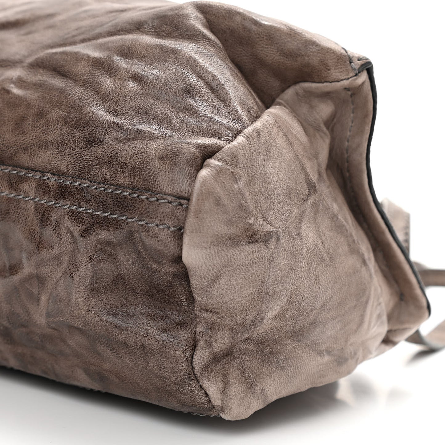 Tumbled Sheepskin Mini Pandora Charcoal