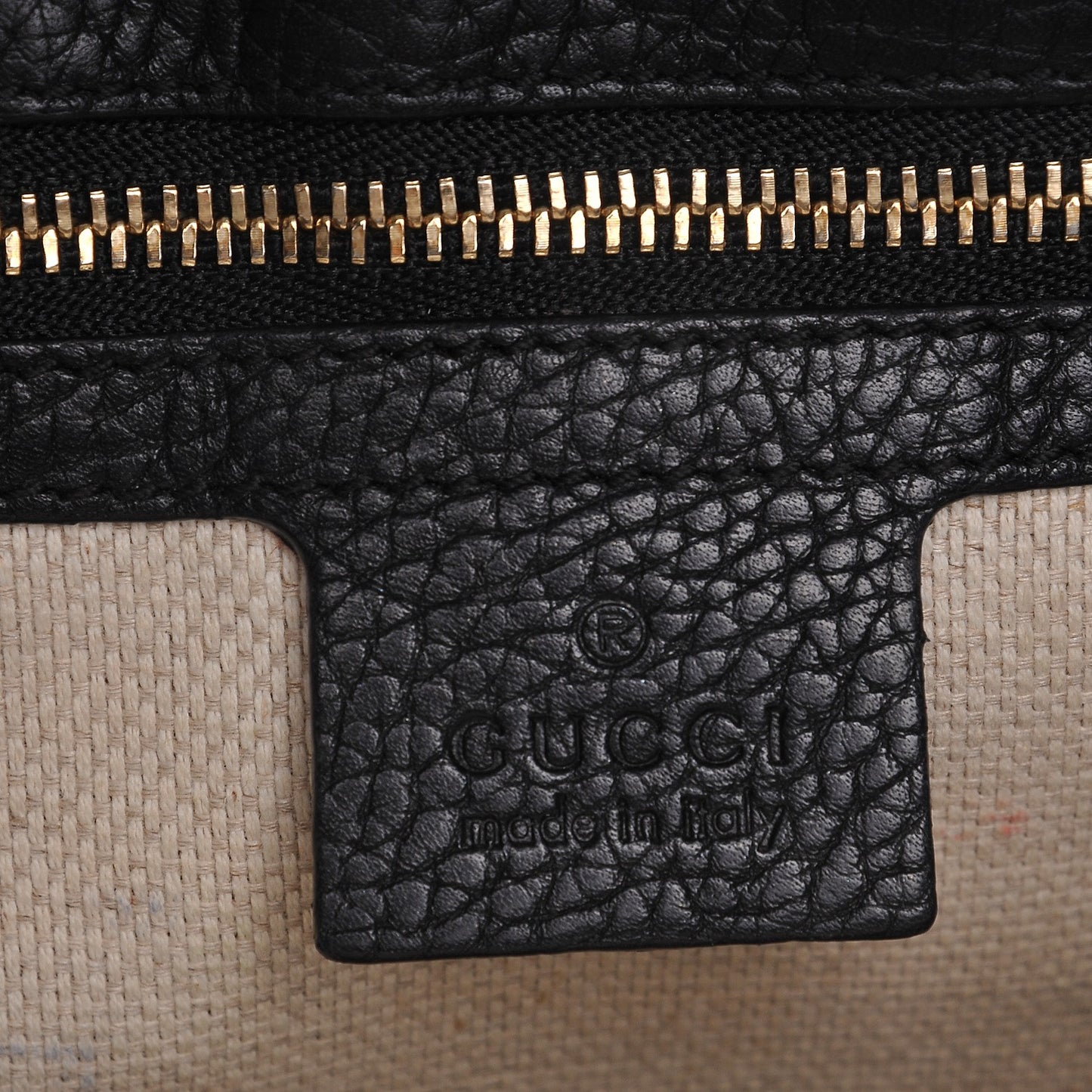 Pebbled Calfskin Medium Soho Flap Crossbody Black