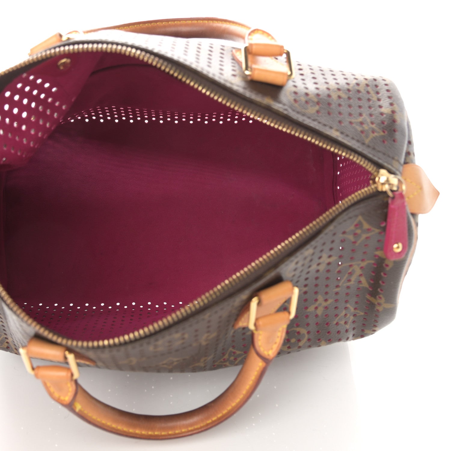 Louis Vuitton Monogram Perforated Speedy 30 Fuchsia 5 of 17