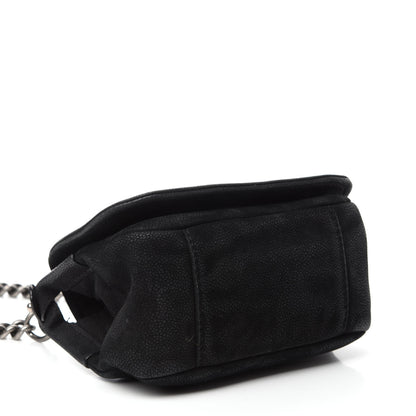 Chanel Bullskin Suede Small Highlander Messenger Flap Black 4 of 11