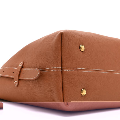 Louis Vuitton Grained Calfskin Low Key Hobo MM Cognac 9 of 10