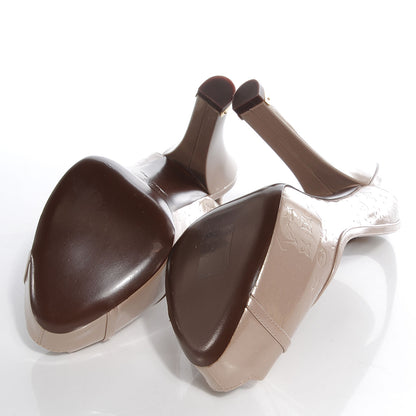 Louis Vuitton Vernis Tamara Slingback Pumps Heels 39 Rose Poudre 8 of 8