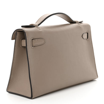 Hermes Swift Kelly Pochette Clutch Gris Asphalte 3 of 12