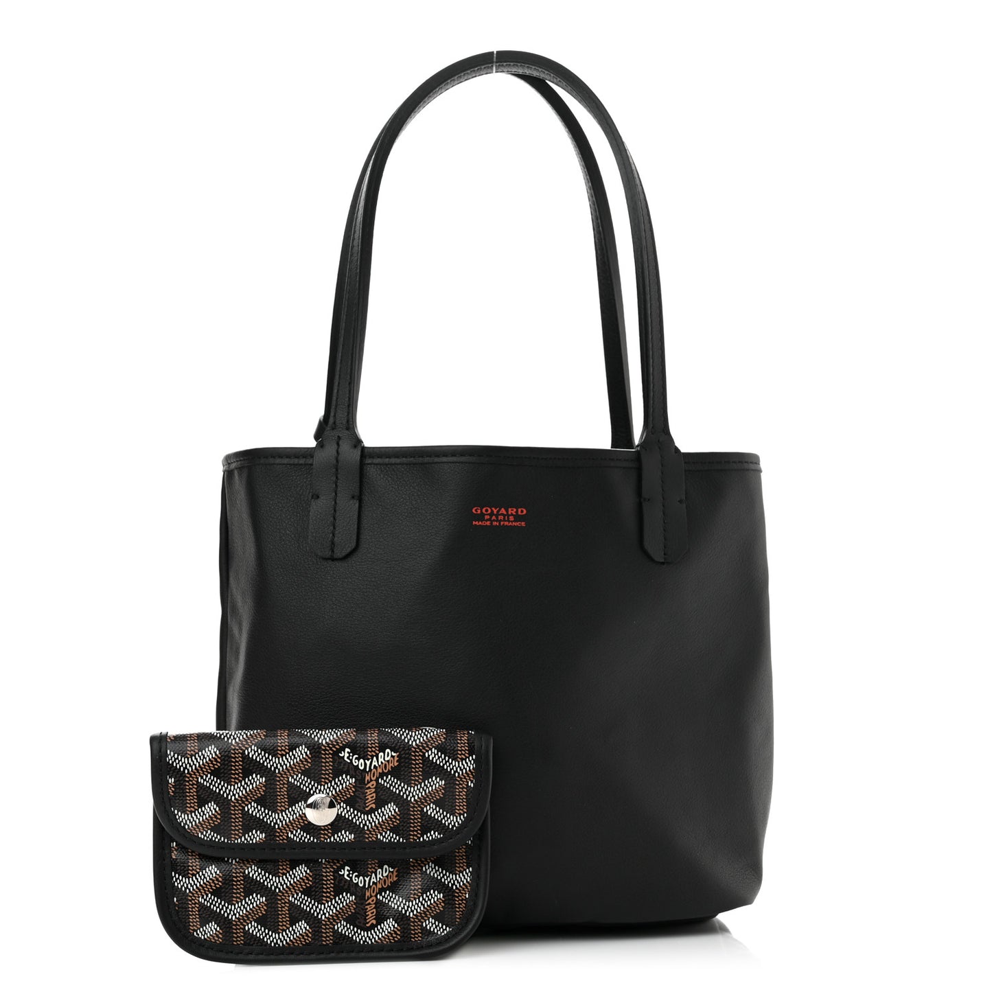 Goyardine Reversible Mini Anjou Black
