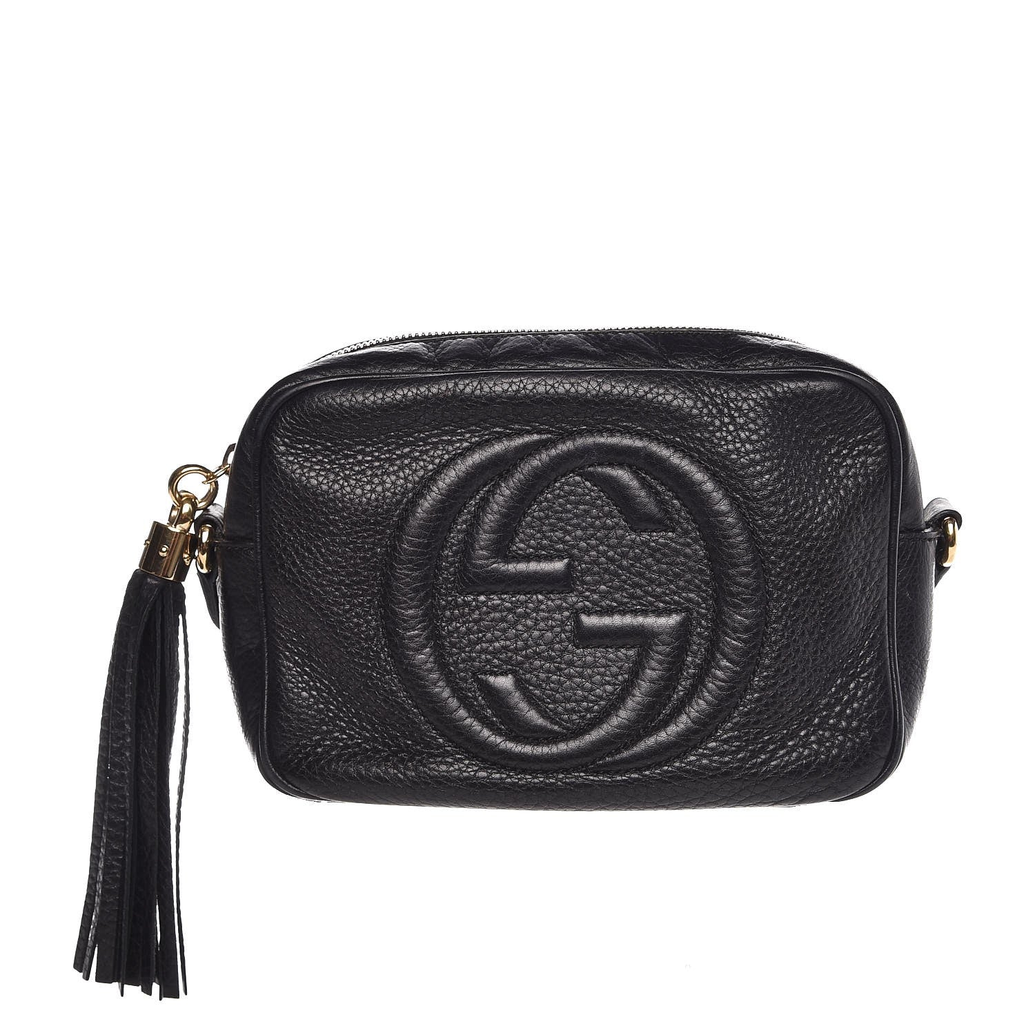 Gucci Pebbled Calfskin Small Soho Disco Bag Black 1 of 9