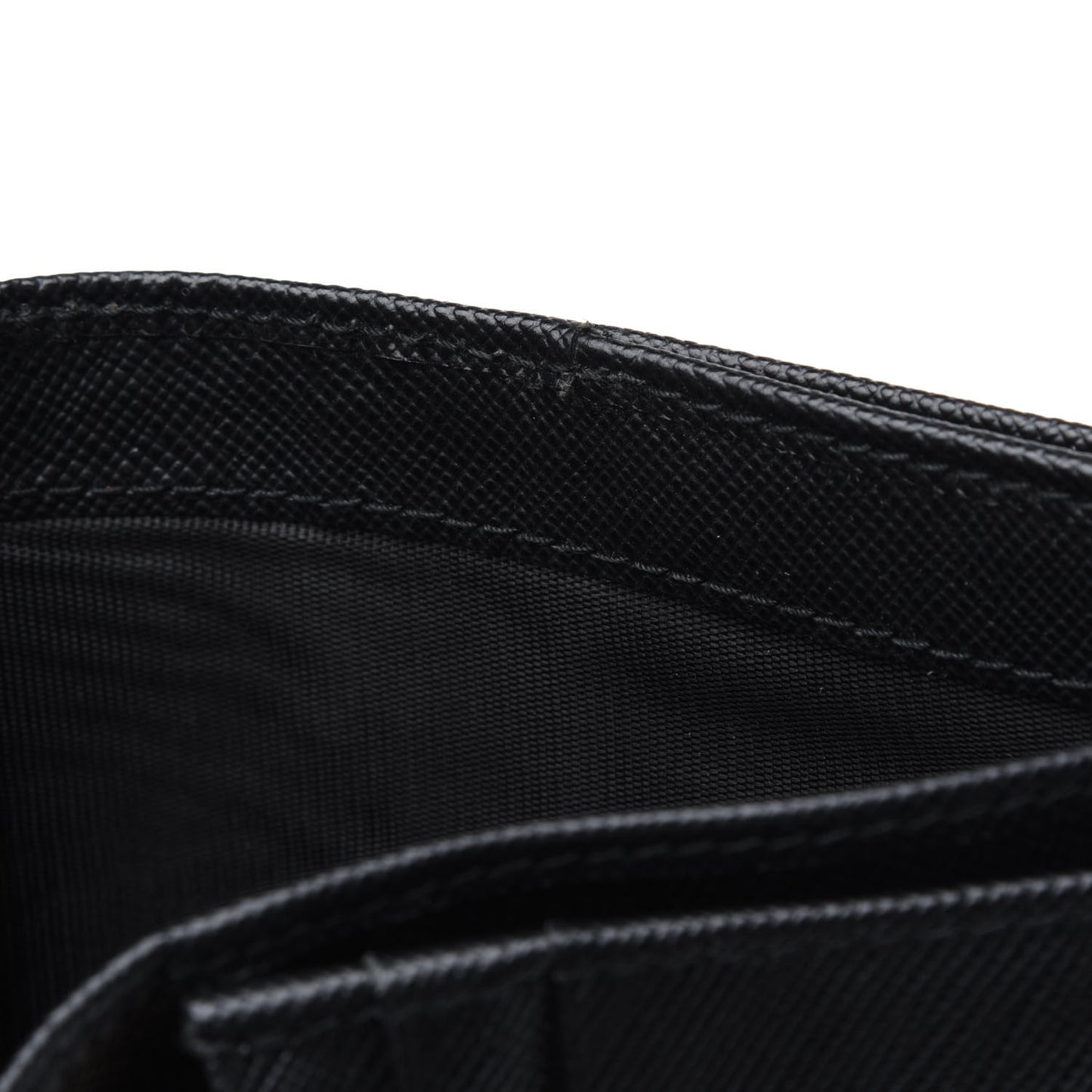 Saffiano Metal Continental Flap Wallet Black