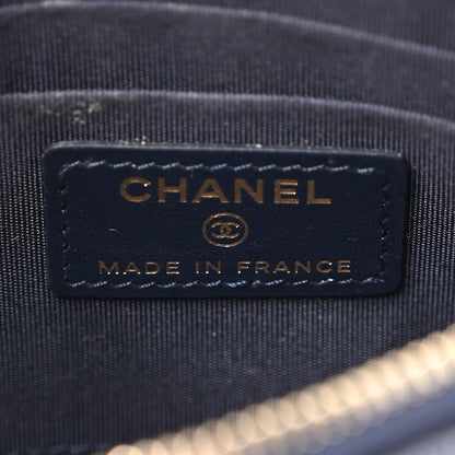 Chanel Caviar Quilted Boy iPhone Pouch Navy Blue 6 of 15