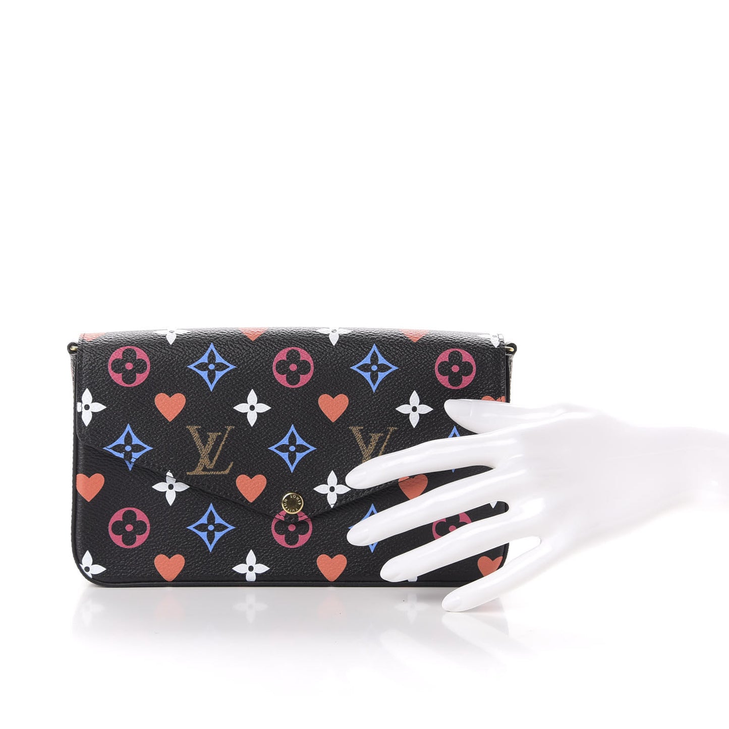 Game On Felicie Chain Wallet Black
