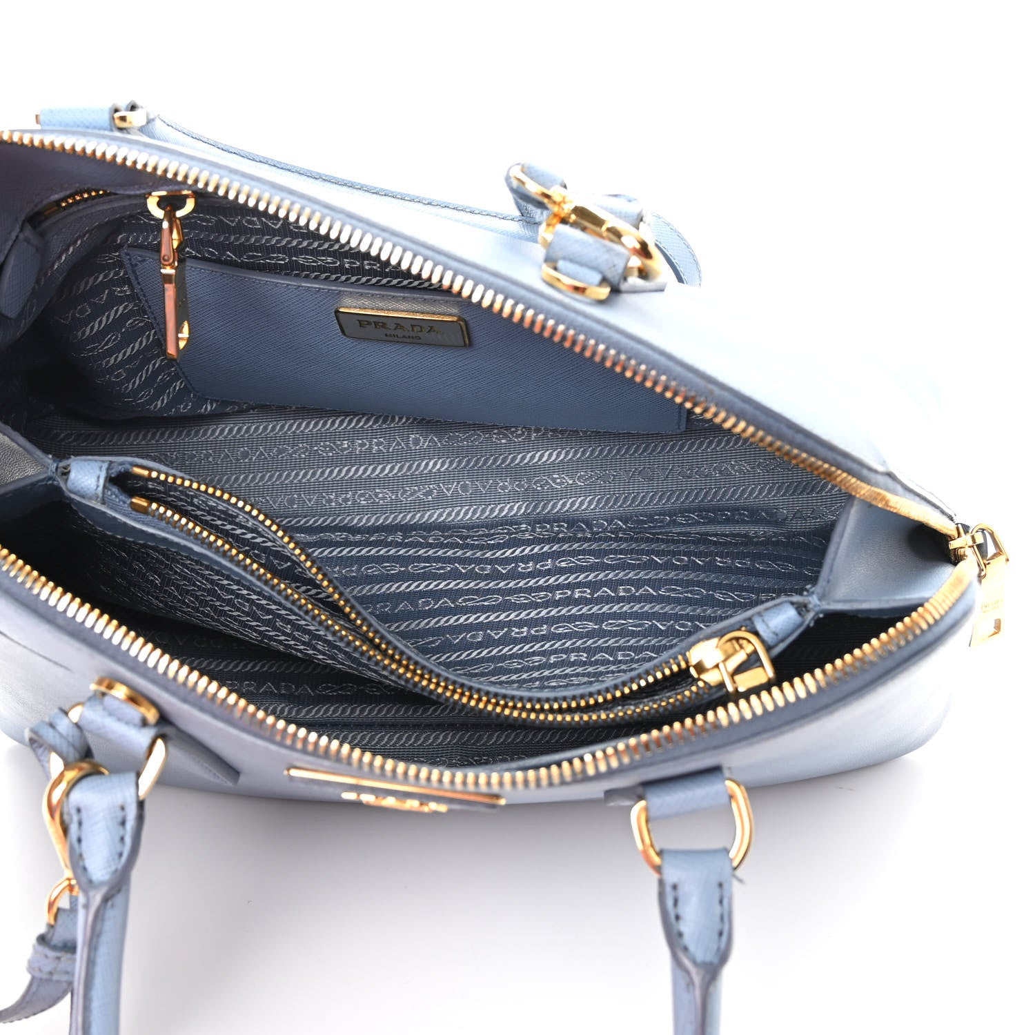 Prada Saffiano Lux Medium Promenade Tote Astrale 5 of 22