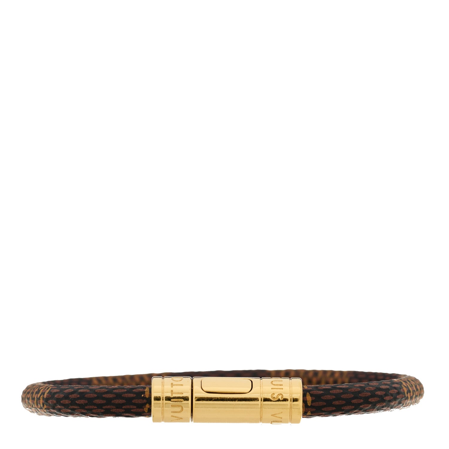 Louis Vuitton Damier Ebene Keep It Bracelet 17 1 of 6