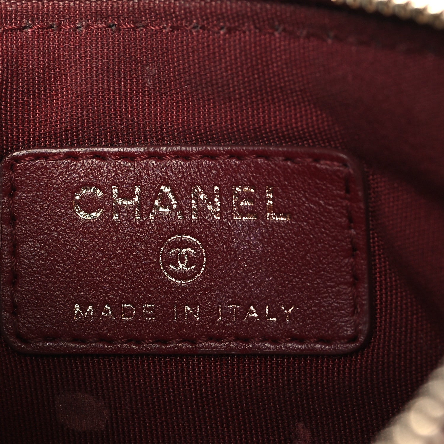 Chanel Aged Calfskin Quilted Small Reissue Cosmetic Case Red 6 of 7