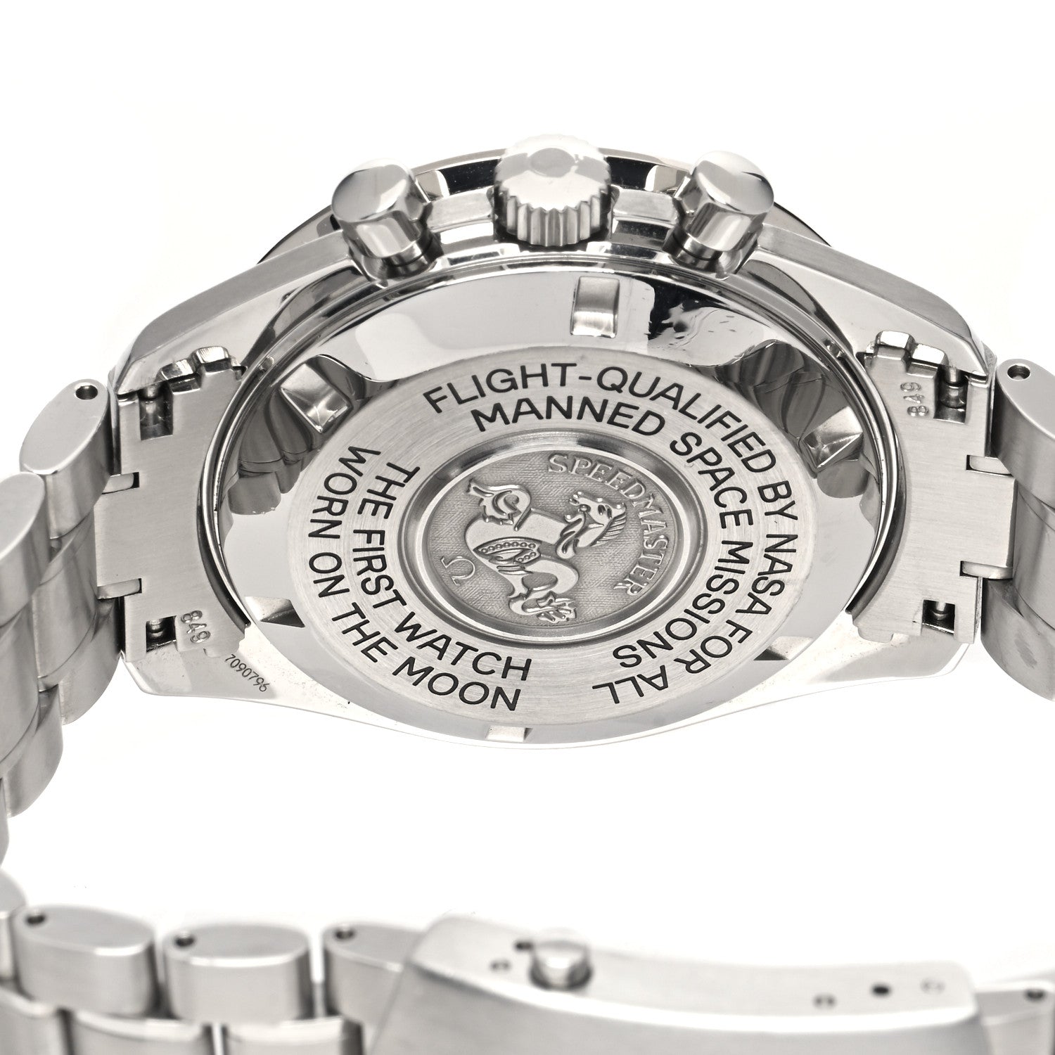 Omega Stainless Steel 42mm Speedmaster Moonwatch Moonphase Professional Chronograph Manual Winding Watch 3575.20.00 4 of 5
