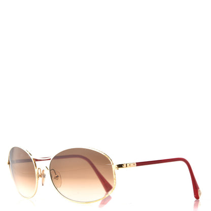 Louis Vuitton Conspiration Aviator Sunglasses Z0081U Gold 1 of 7