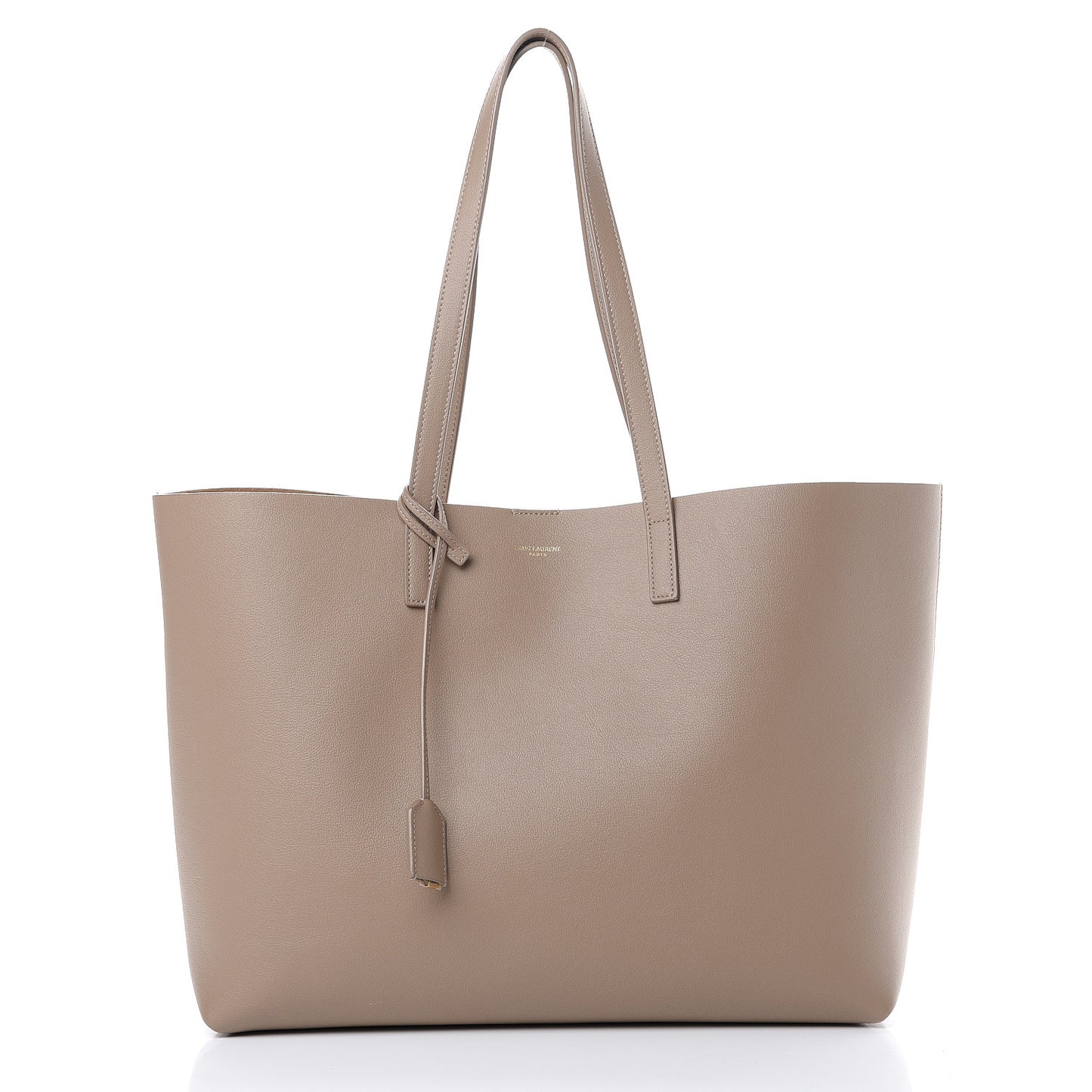 Calfskin Large Shopping Tote Taupe