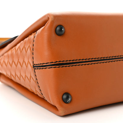 Bottega Veneta Nappa Small Piazza Bag Terracota 8 of 9
