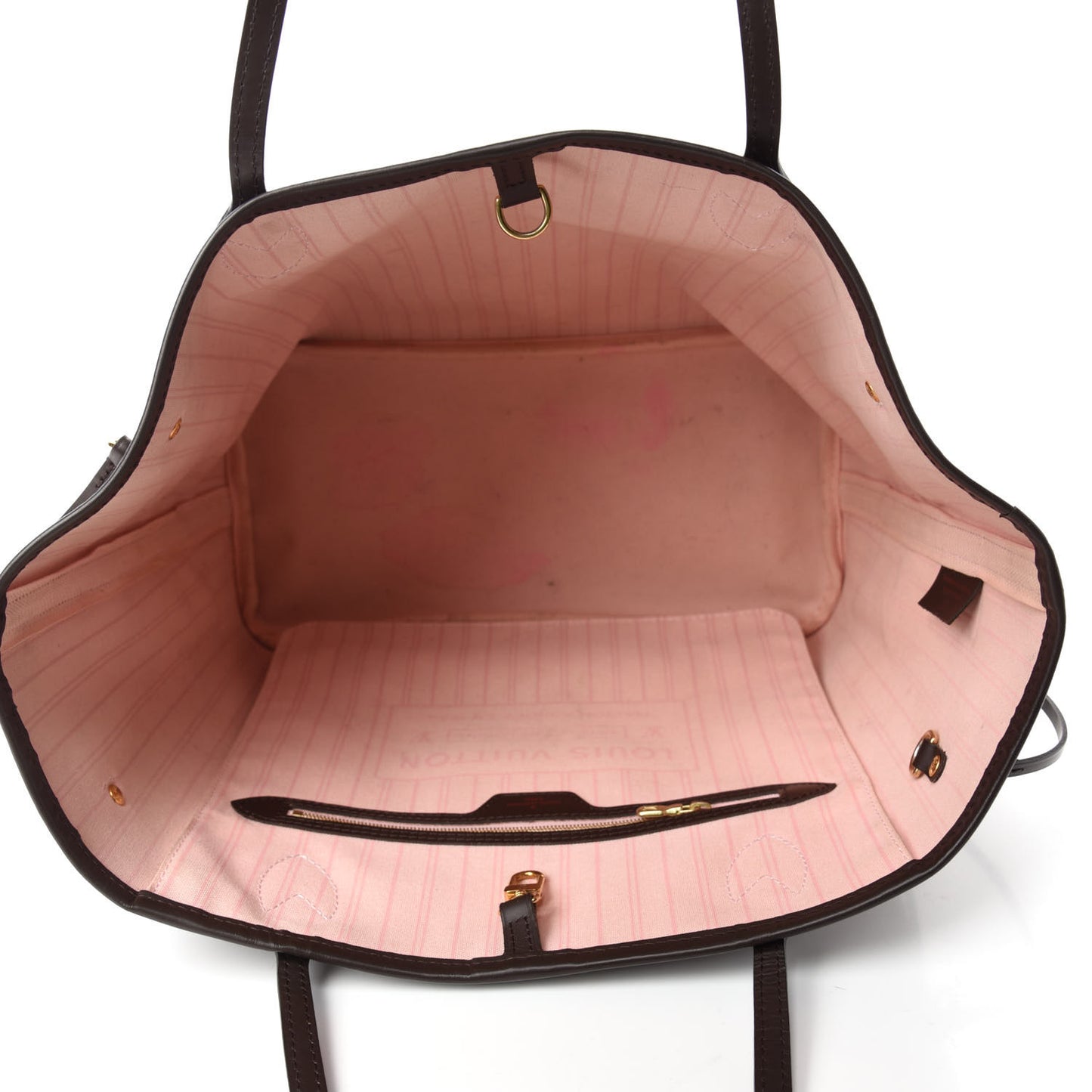 Damier Ebene Neo Neverfull MM Rose Ballerine