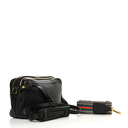 Prada Vitello Daino Medium Double Zip Shoulder Bag Black 3 of 12