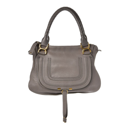 Chloe Calfskin Medium Marcie Satchel Cashmere Grey 1 of 13
