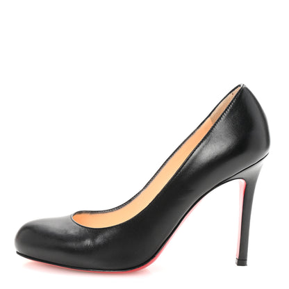 Christian Louboutin Kid Simple 100 Pumps 37 Black 1 of 9