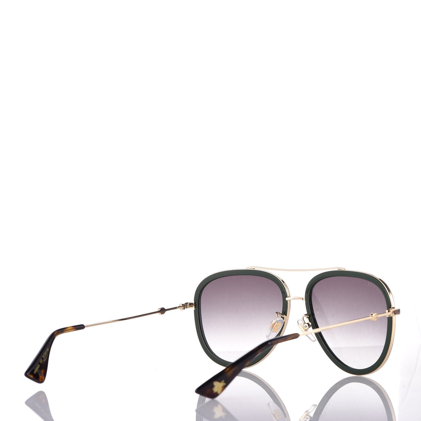 Web Aviator Sunglasses GG0062S Green Red