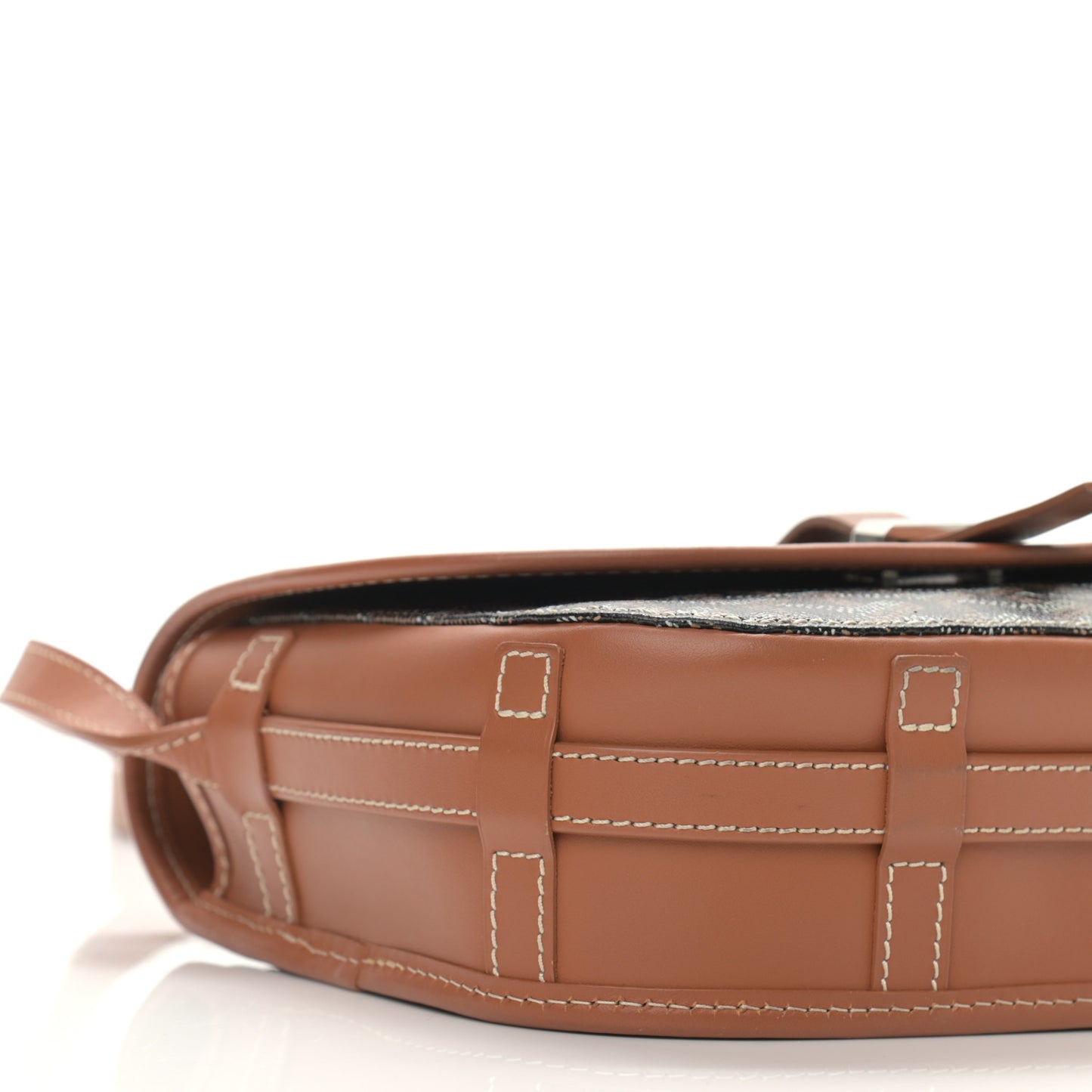Goyardine Belvedere II PM Messenger Bag Black Gold