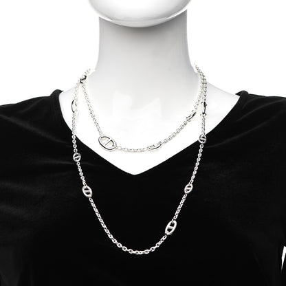 Hermes Sterling Silver Farandole Necklace 120 2 of 5