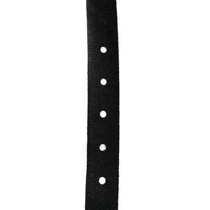 Gucci Calfskin Skinny Feline Belt 100 40 Black 3 of 5