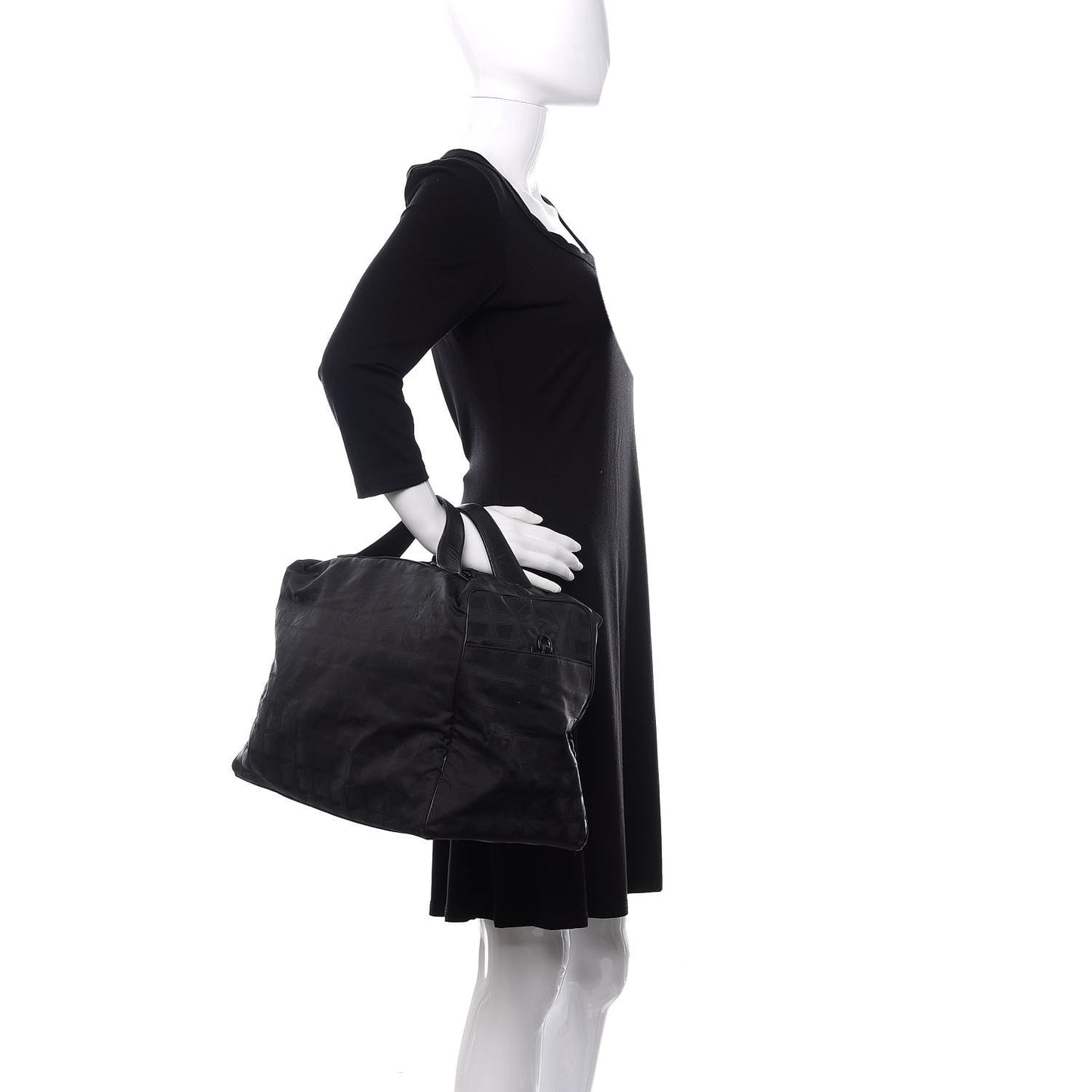 Nylon Travel Duffle Black